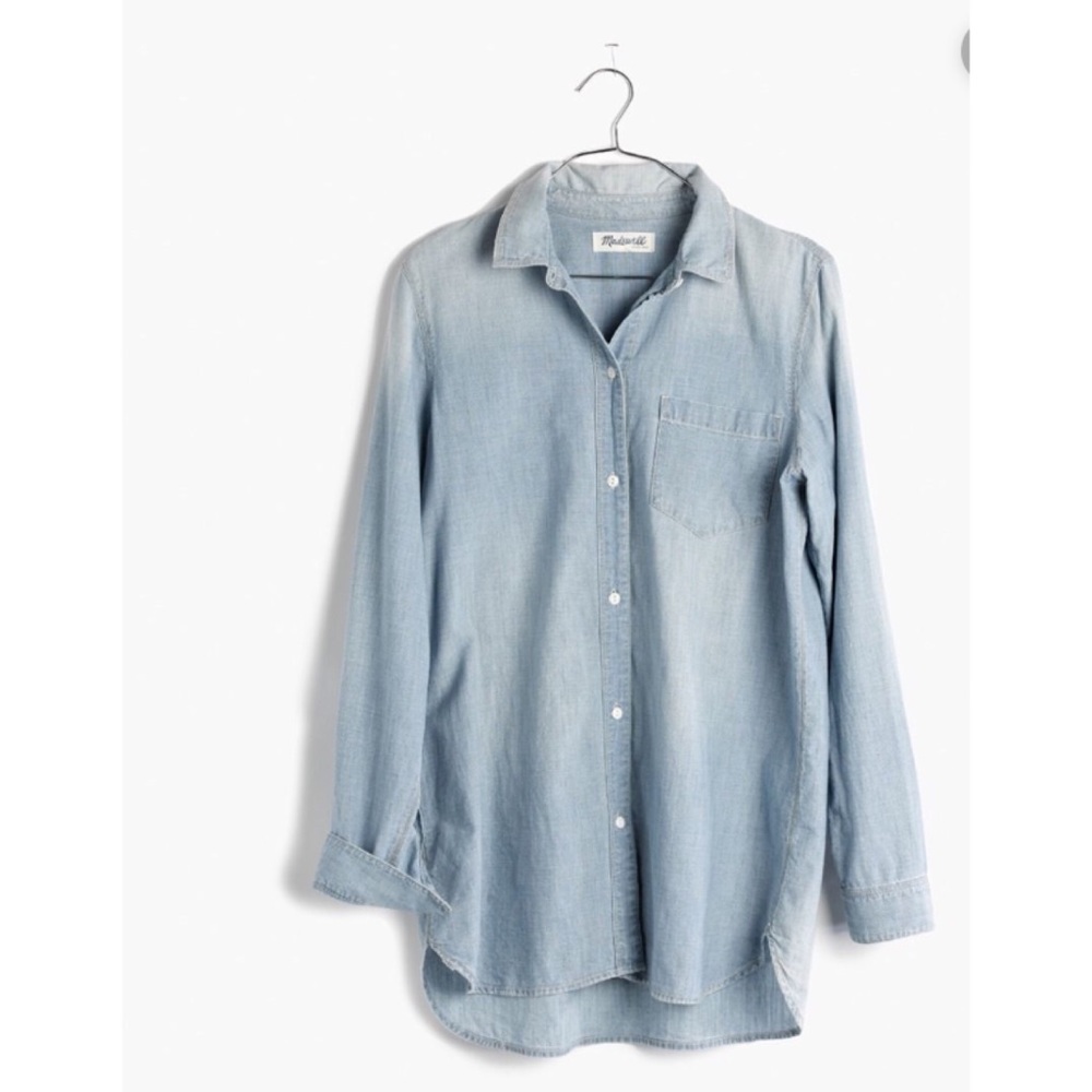 Madewell Oversized Chambray Button-down Shirt